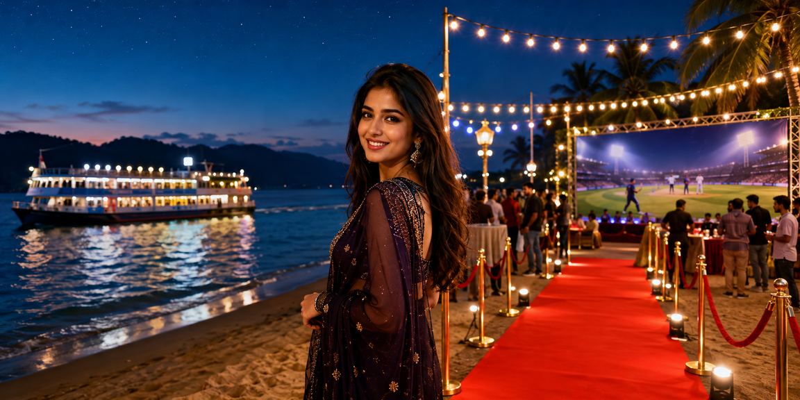 কক্সবাজার সমুদ্র সৈকতে ক্রিকেট বেটিং উপভোগ করছেন একজন