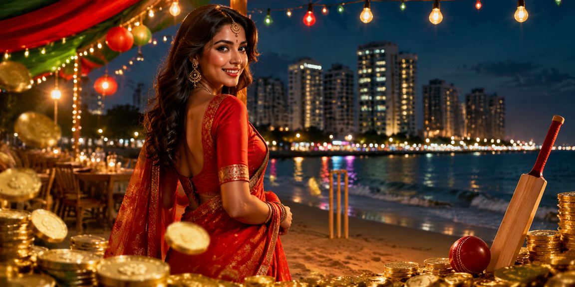 ঢাকায় শাড়ি পরে ক্রিকেট বেটিং প্ল্যাটফর্ম ব্যবহার করছেন একজন নারী