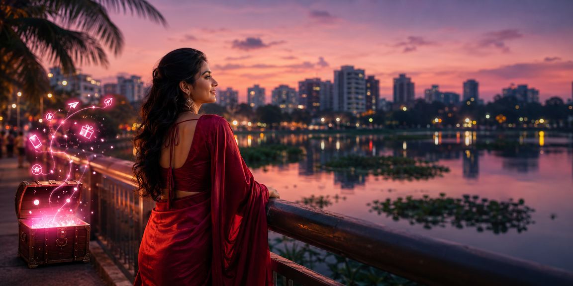 ঢাকার সমুদ্র সৈকতে মোবাইল পেমেন্ট করছেন একজন vaggo ব্যবহারকারী