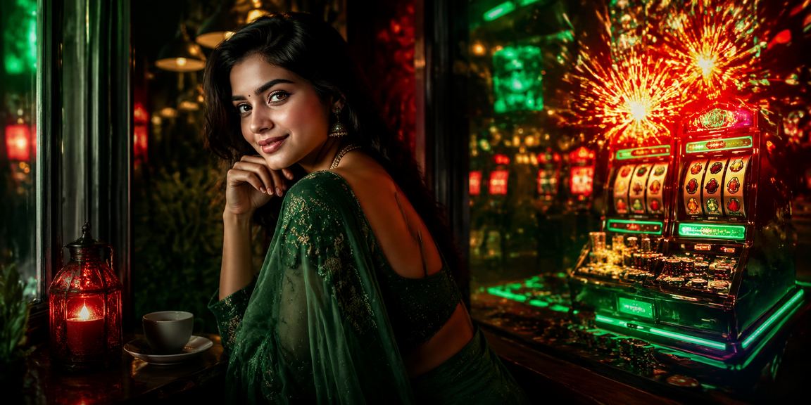 গাজীপুরে শাড়ি পরে স্লট গেম উপভোগ করছেন একজন নারী